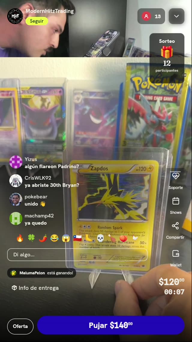 Zapdos Holo Next Destinies 2012