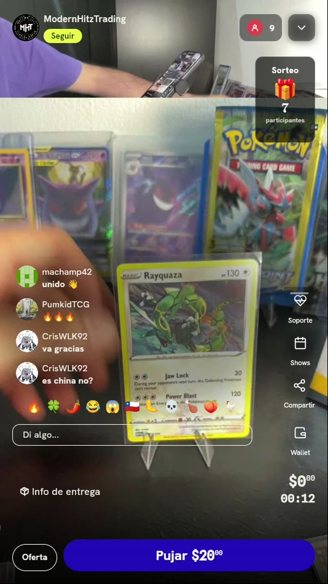 Carta Pokémon Rayquaza SWSH029 Promo
