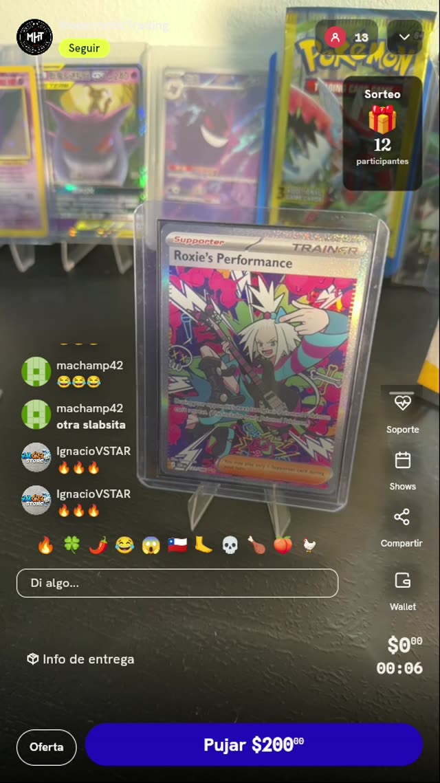 Roxie's Performance SIR Pokémon TCG