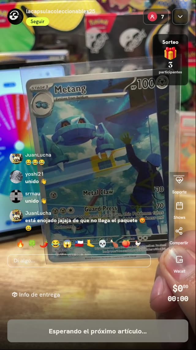 Carta Pokémon Metang Illustration Rare