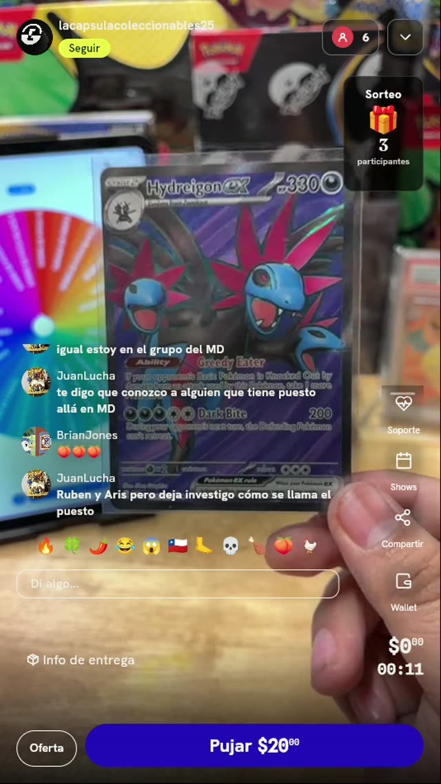 Carta Pokémon Hydreigon ex