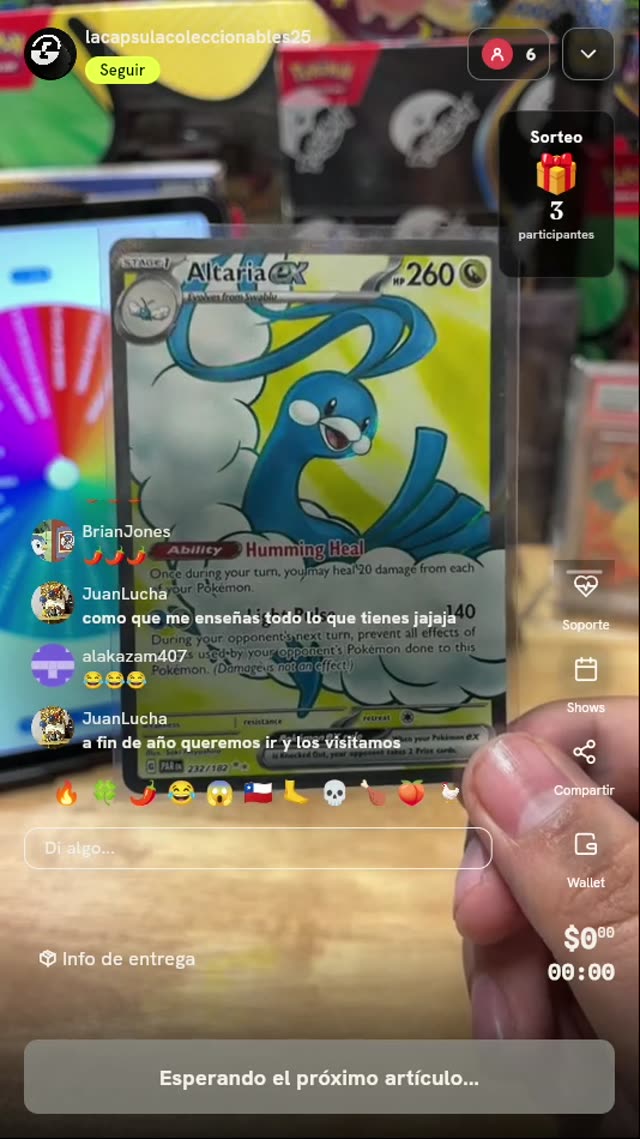 Carta Pokémon Altaria ex Full Art