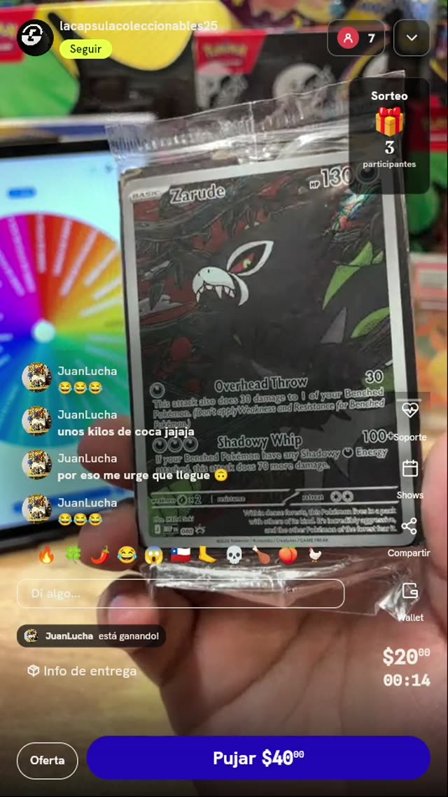 Carta Pokémon Promo Zarude #088