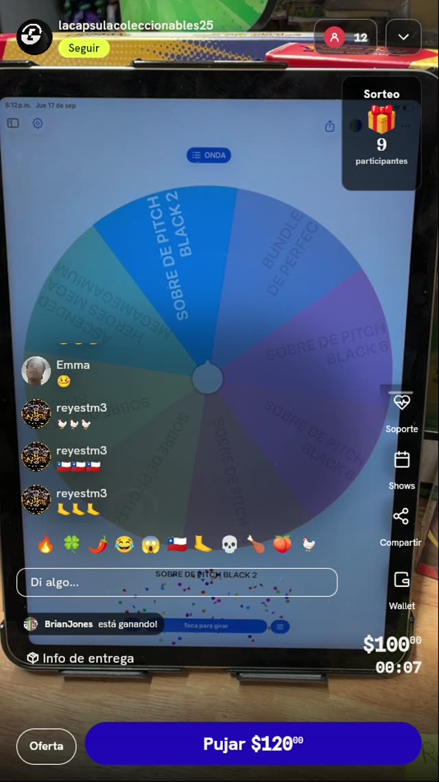 Ruleta Pokémon: Sobre Pitch Black