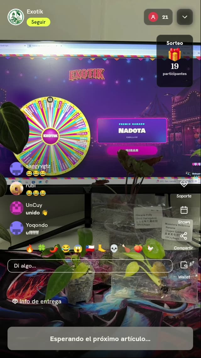 Tres tiros en ruleta Exotik