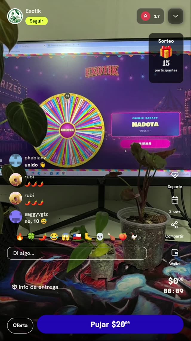 Tiro de Ruleta Exotik