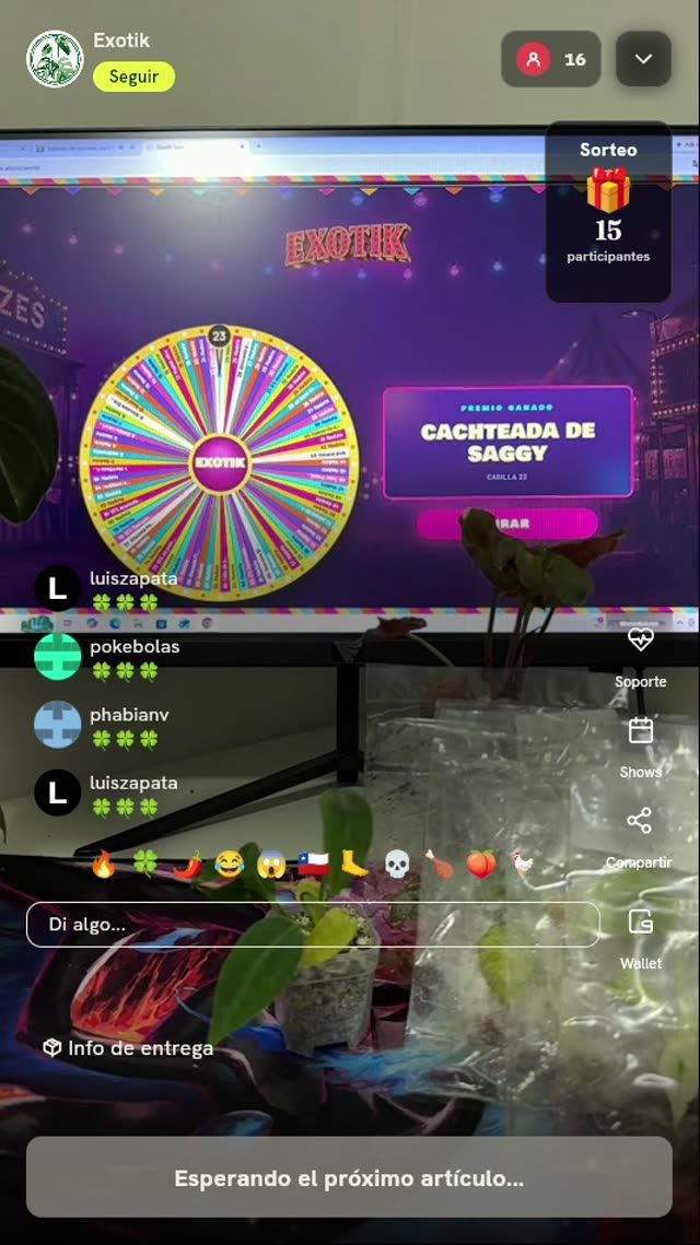 Tiros de ruleta Exotik
