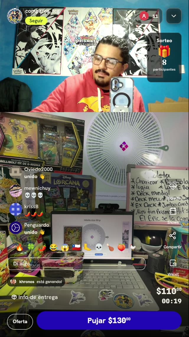 Giro de ruleta Pokémon TCG