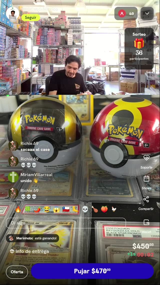 Lote de 2 Pokébolas Pokémon TCG