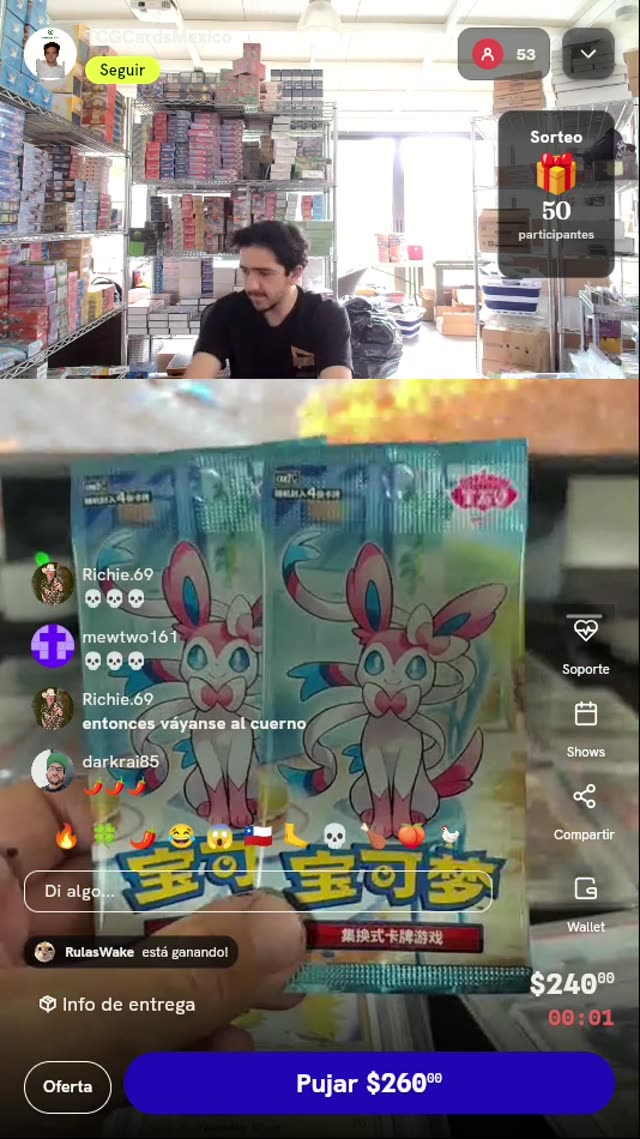 2 Sobres Pokémon Gem Pack Vol. 2
