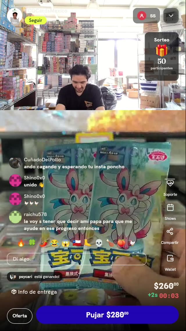 Sobres Pokémon Gem Pack Vol. 2 Sylveon