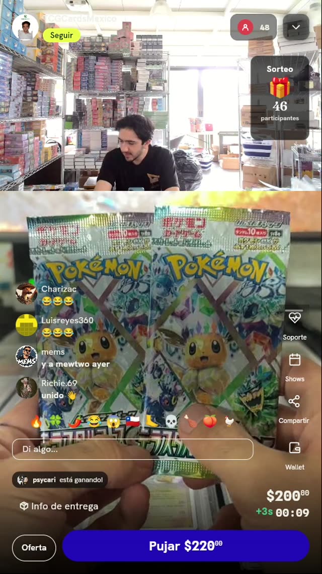 Sobres Pokémon Terastal Festival ex
