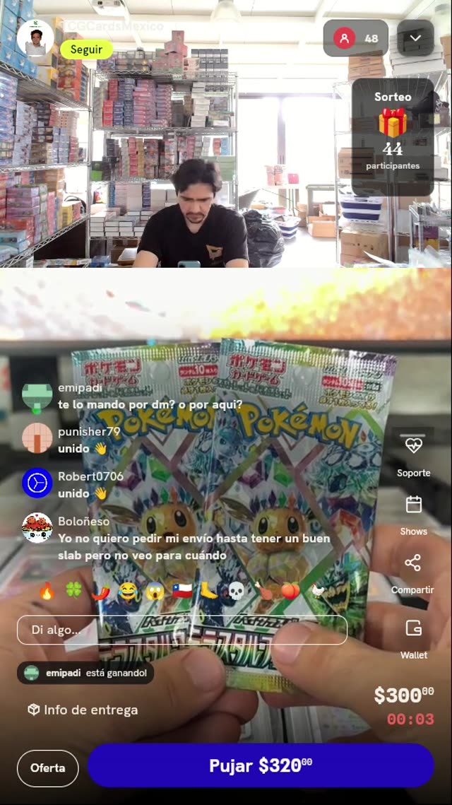 2 Sobres Pokémon Terastal Festival ex