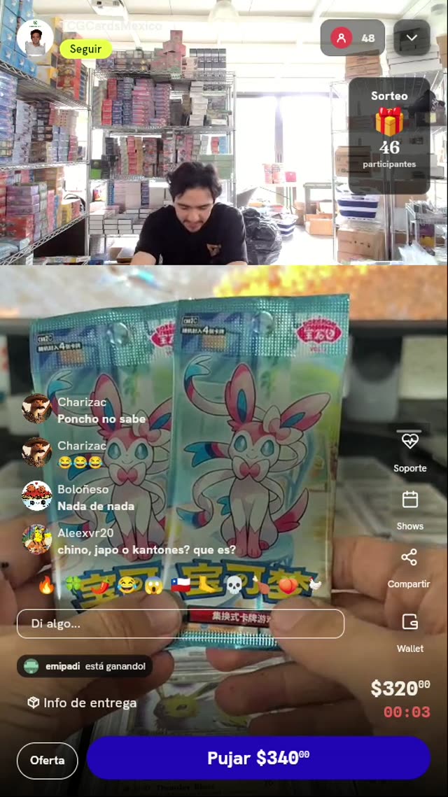 Sobres Pokémon TCG Gem Pack Vol. 2