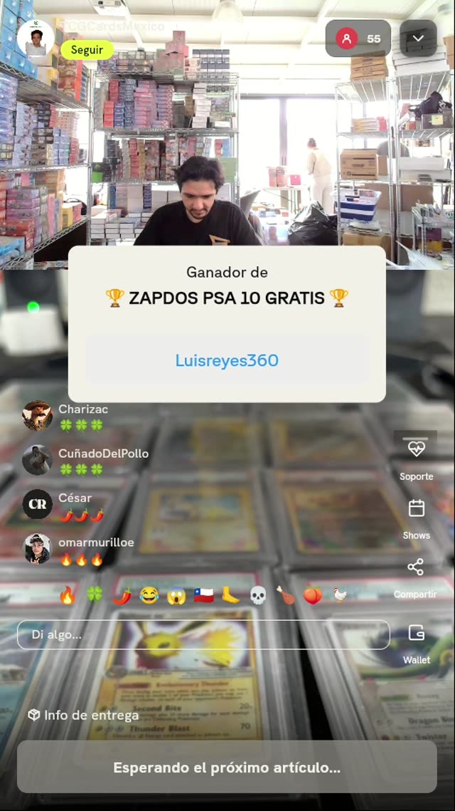 Carta Pokémon Zapdos PSA 10