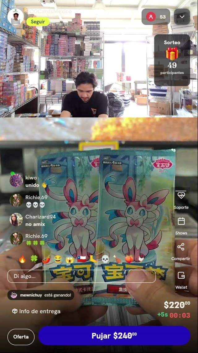 2 Sobres Pokémon Gem Pack Vol. 2