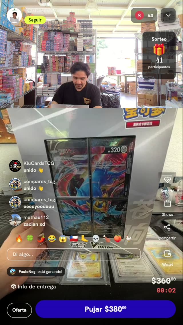 Caja Zacian V-UNION Pokémon TCG