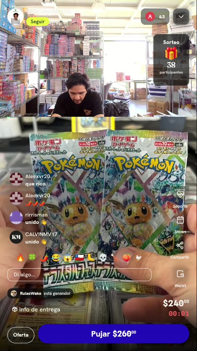2 Sobres Pokémon Terastal Festival ex