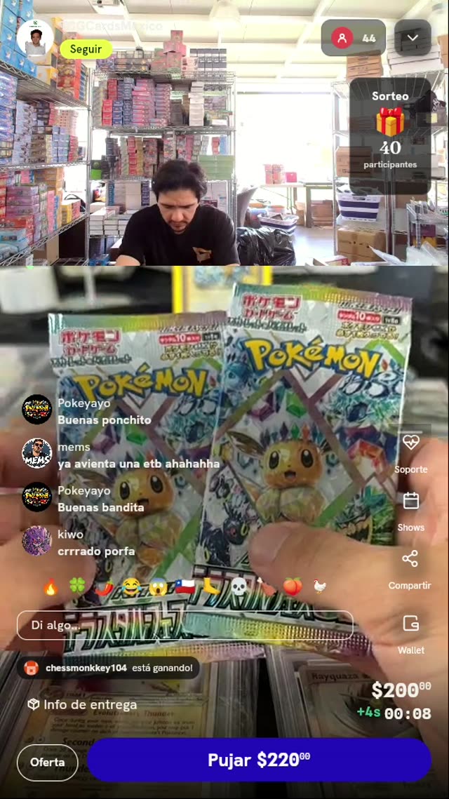 2 Sobres Pokémon Terastal Festival ex