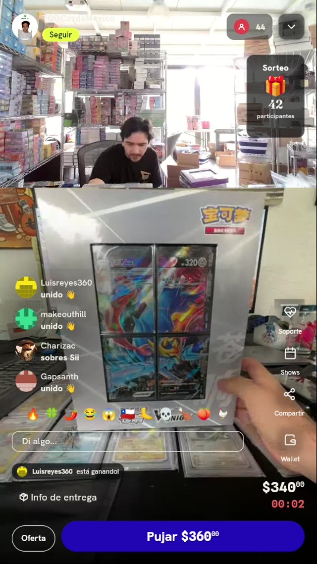 Caja Pokémon Zacian V-UNION