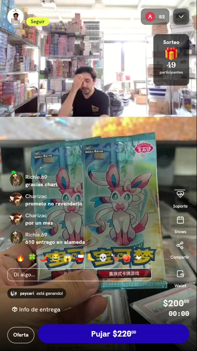 2 Sobres Pokémon Gem Pack Vol. 2
