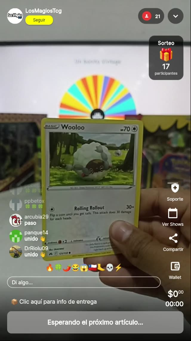 Carta Pokémon Wooloo Vintage