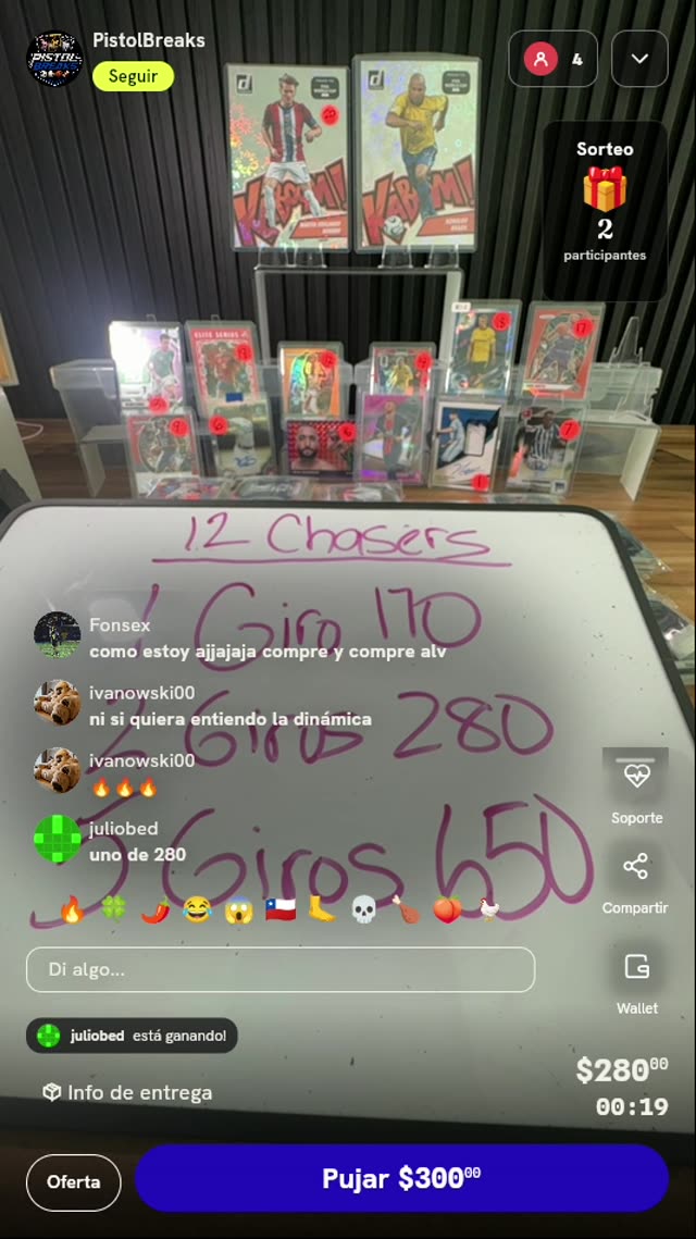 Paquete de 2 giros para tarjetas