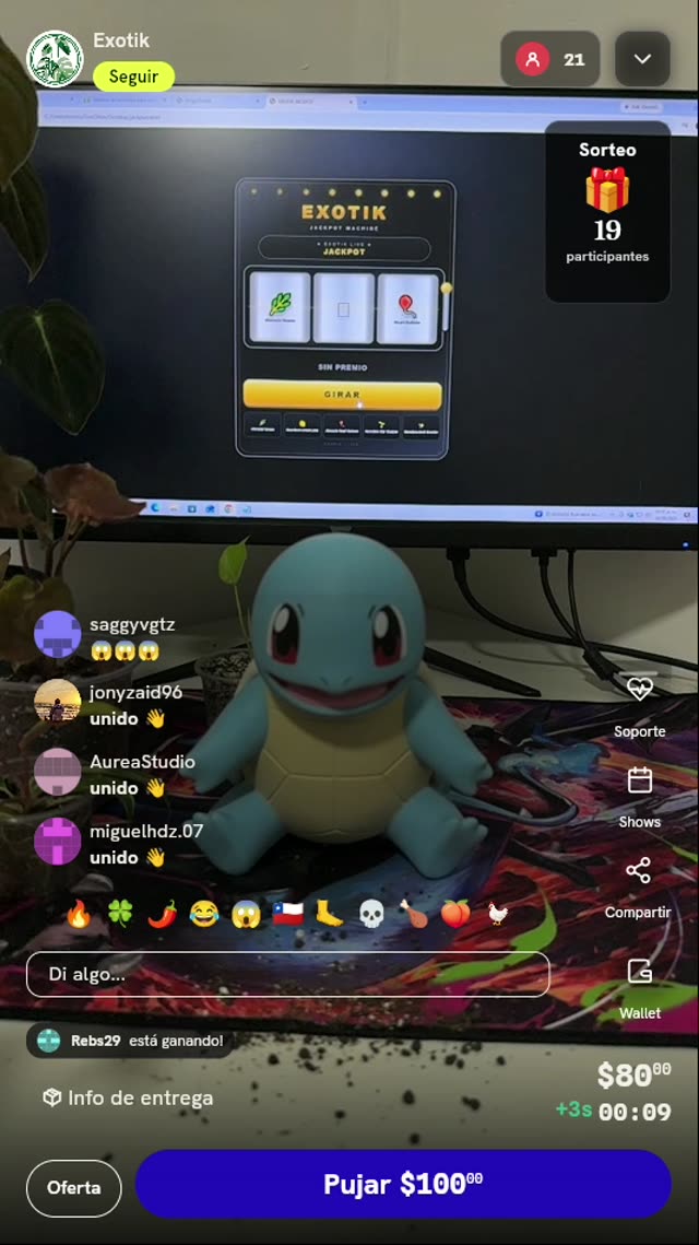 Giro de Jackpot Exotik