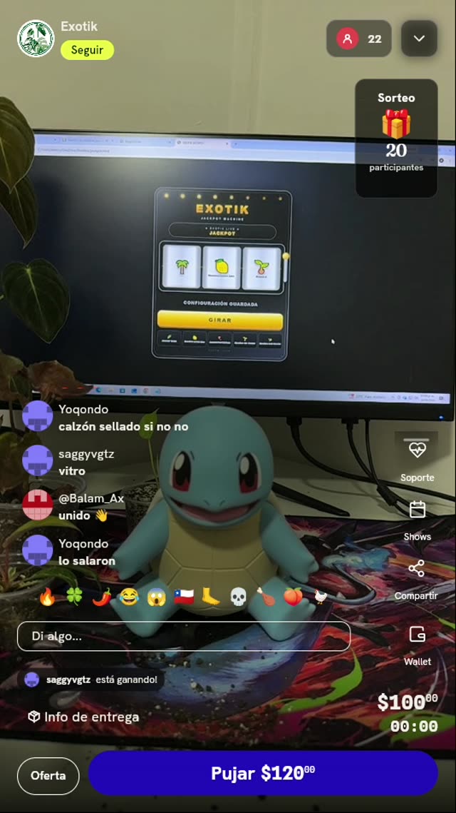 5 Tiros Exotik Jackpot Machine