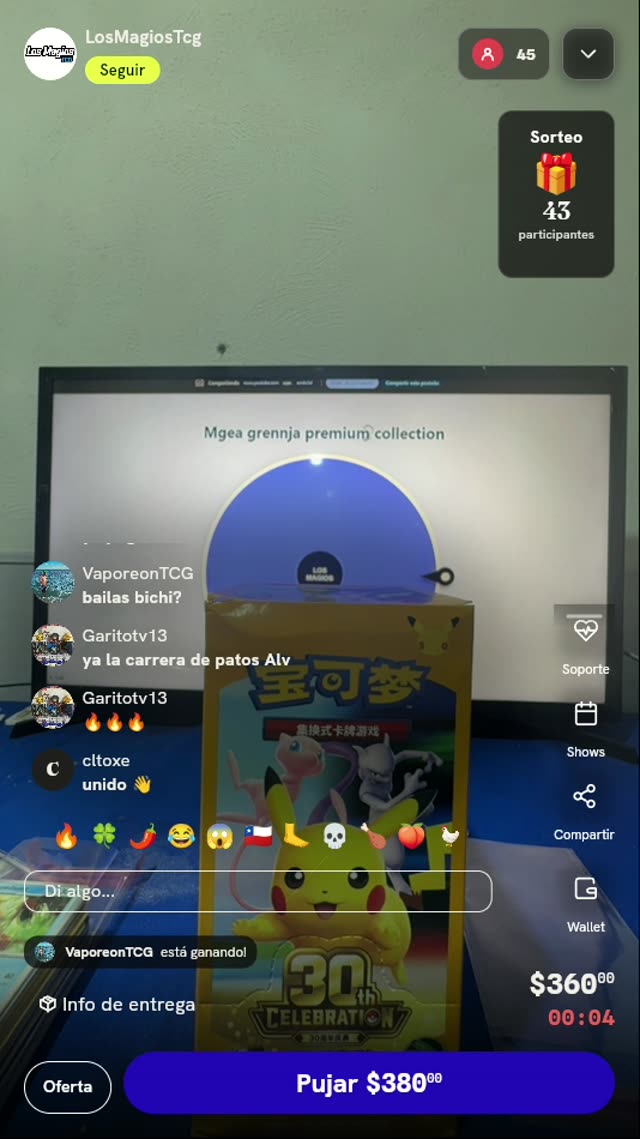 Caja Pokémon TCG 30th Celebration