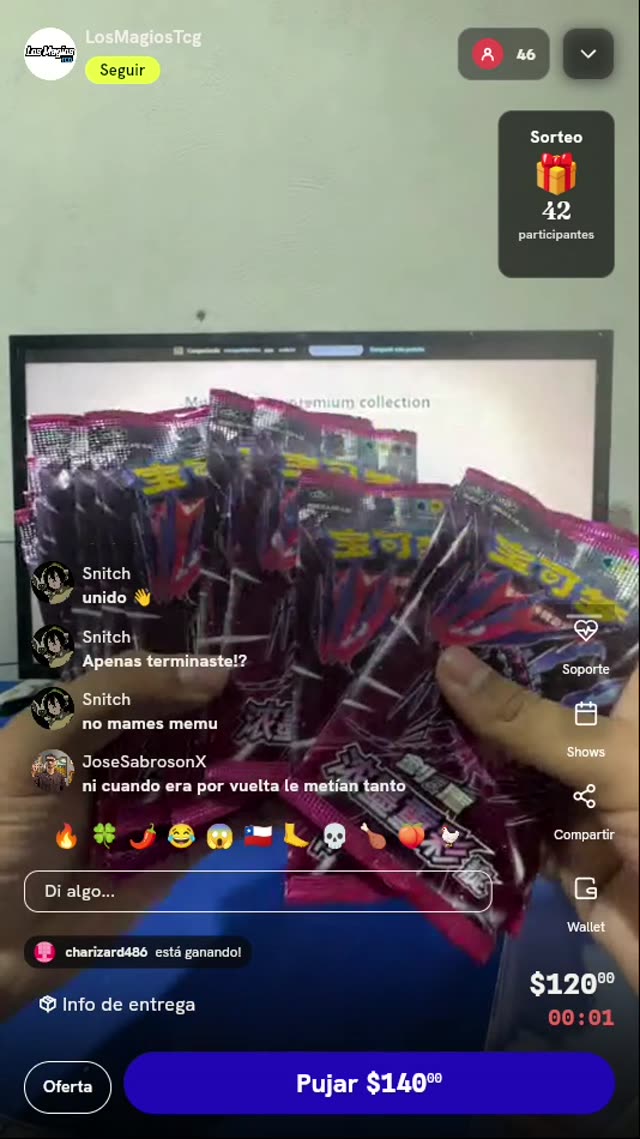 Sobres Pokémon TCG Eternatus Chino