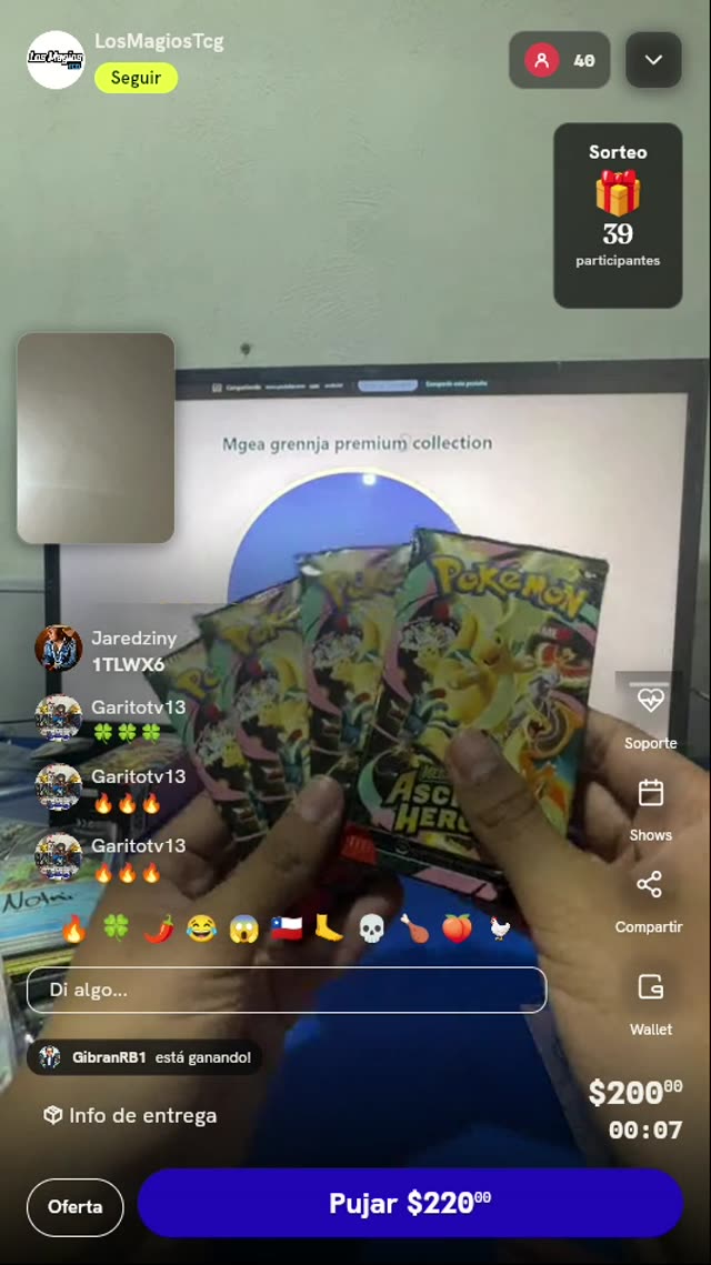 Sobres Pokémon TCG Ascenso Heroico