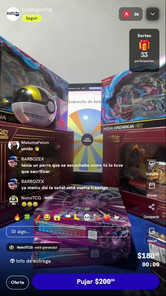 Giro de Ruleta por Sobrecito de Ternurines