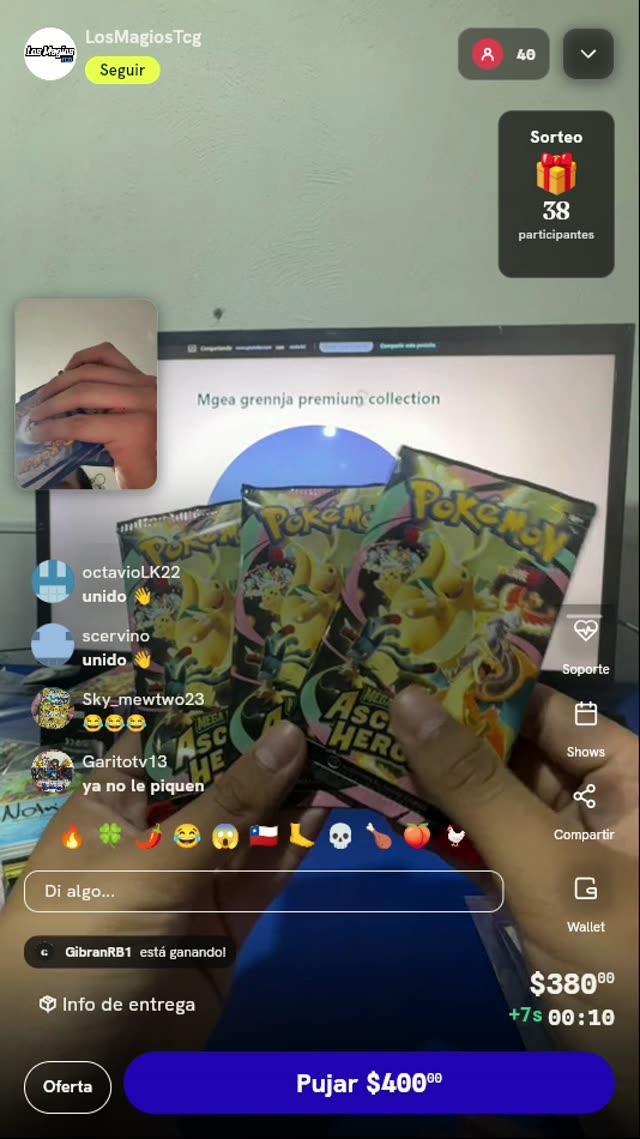 Sobres Pokémon Ascended Heroes