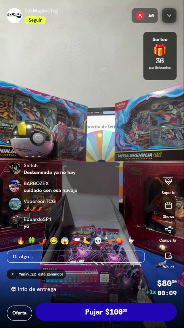 Giro en ruleta Pokémon TCG