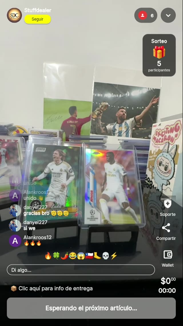 Cartas Luka Modric y Vinicius