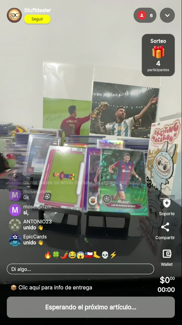 Carta Robert Lewandowski Panini