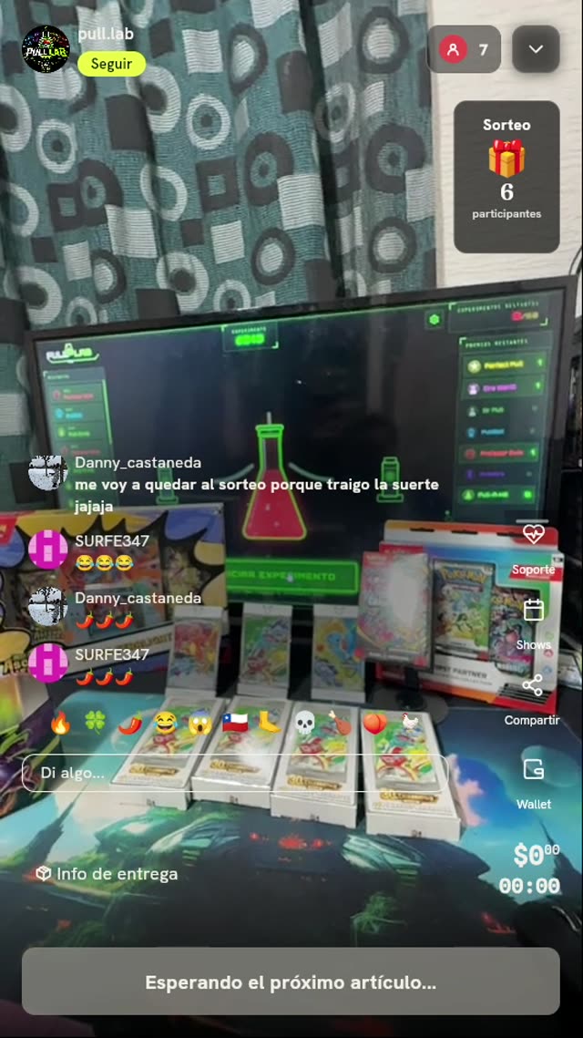 Participación en Experimento Pull Lab Pokémon