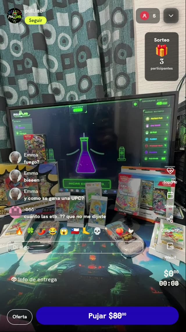Tiro Misterioso Experimento Pokémon TCG