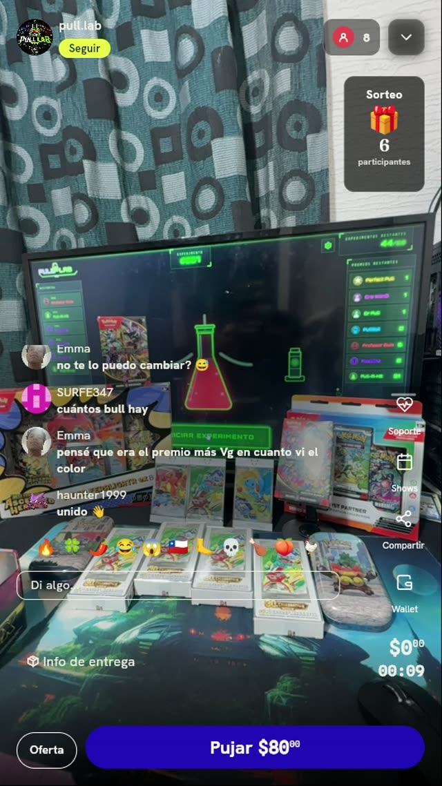Giro Juego Experimento Pokémon TCG