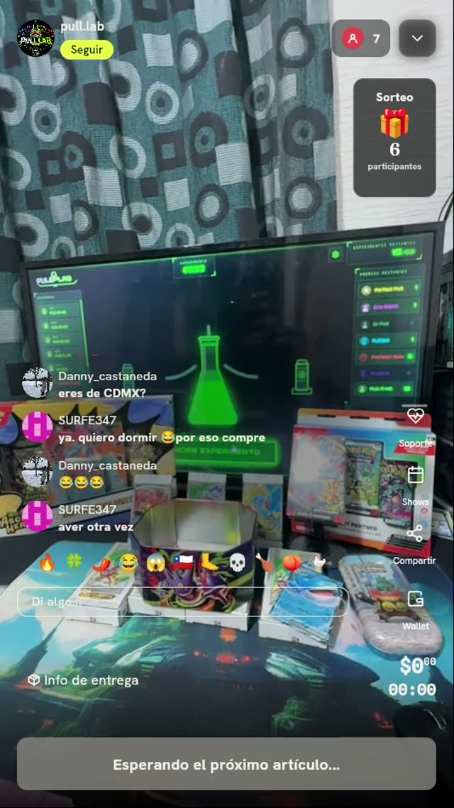 Tirada Experimento Pull Lab Pokémon