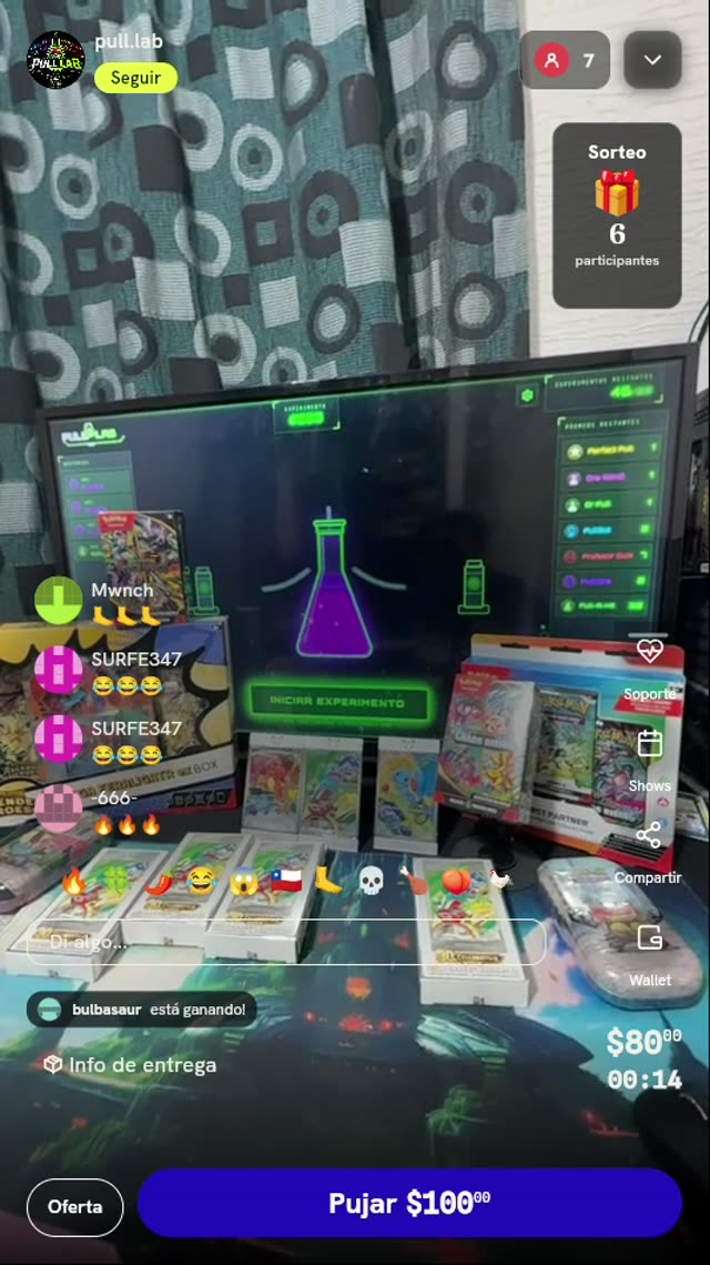 Experimento Ruleta Pokémon TCG