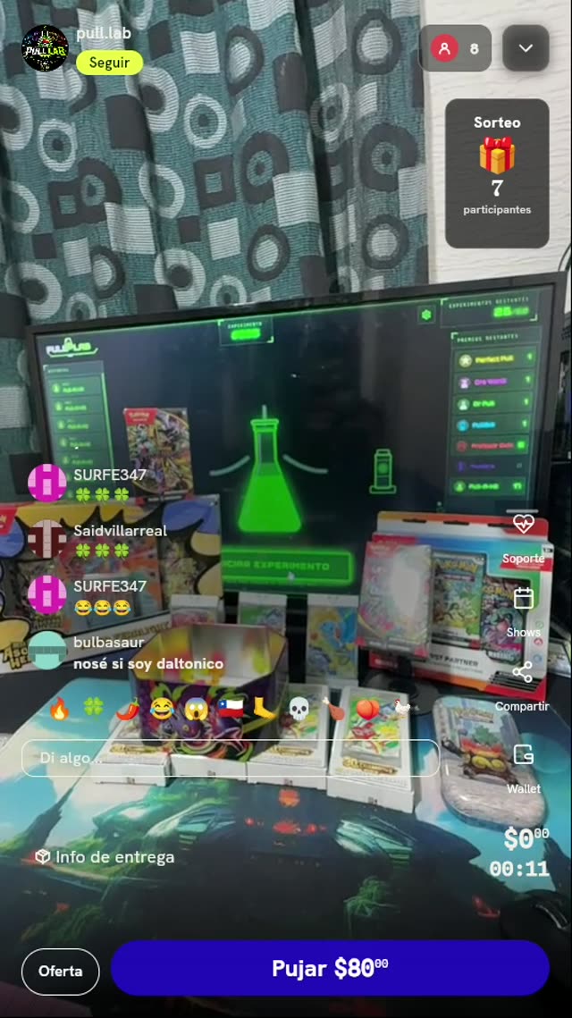 Experimento de Pulls Pokémon TCG