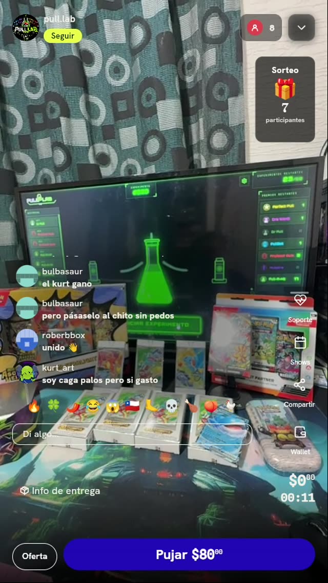 Entrada Experimento Pokémon TCG
