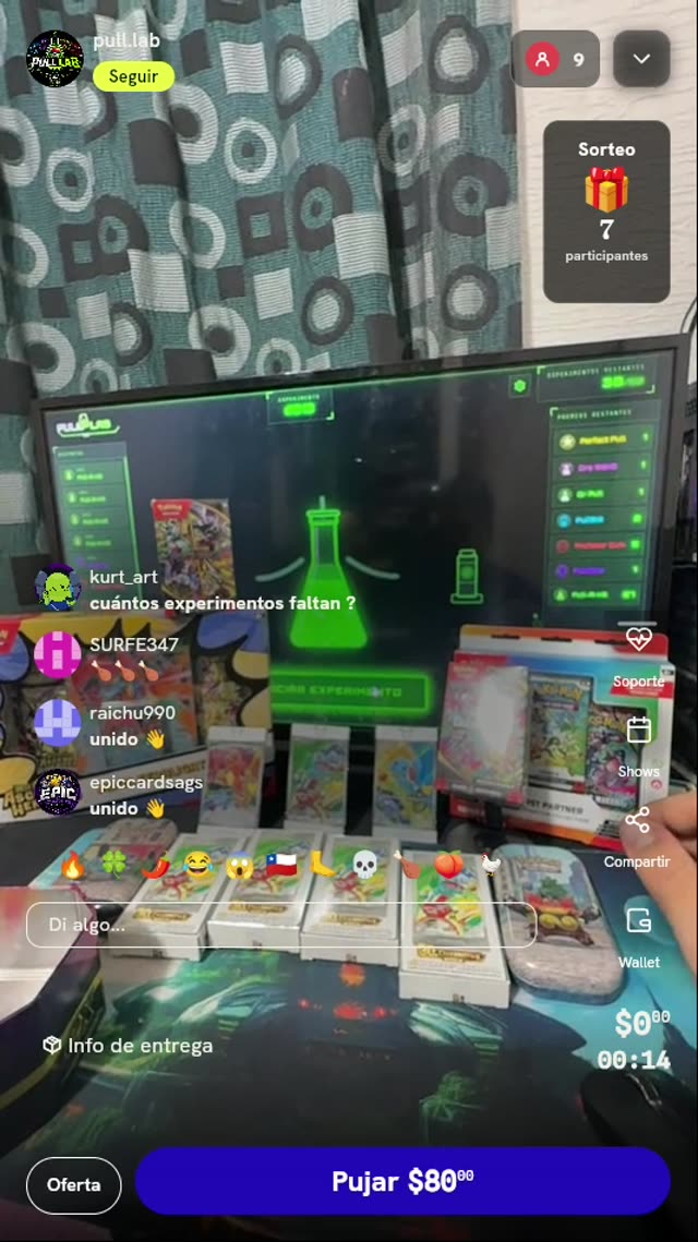 Turno de ruleta Pull Lab