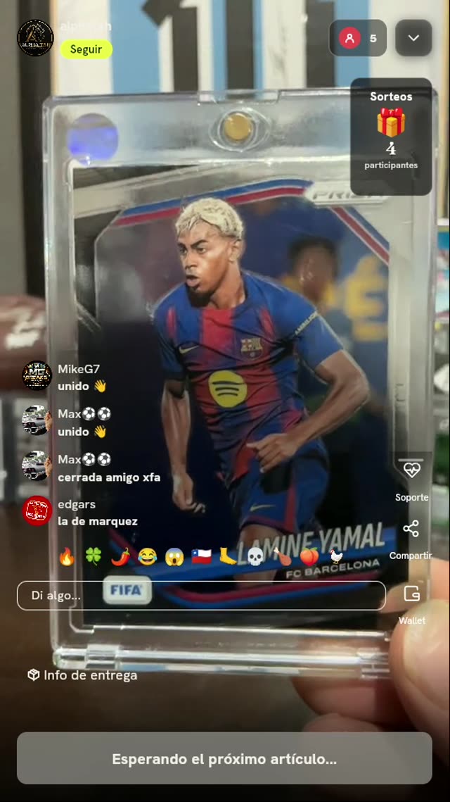 Carta Panini Prizm Lamine Yamal