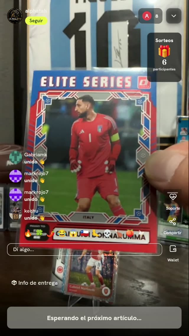 Carta Gianluigi Donnarumma Elite Series