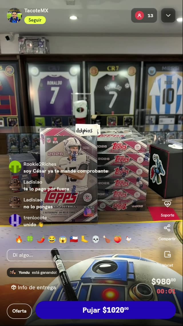 Caja 2026 Topps Flagship Football