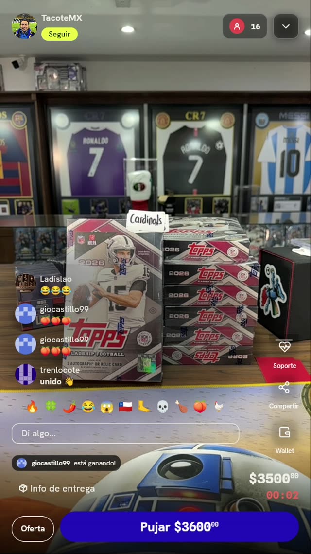 Spot Arizona Cardinals Topps Football