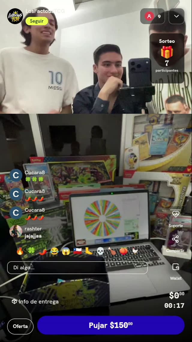 Tiro de Ruleta Pokémon TCG